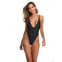 Women Solid Plunging Swim Wear