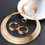 Fashion Dubai Gold Jewelry Sets