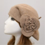  Women Autumn Winter Warm Flower Fedoras