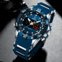 K J Brand Luxury LED Digital Quartz Mens Watches 