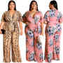 Jumpsuits Sexy V-neck Jumpsuits with Sashes
