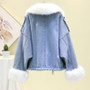 Women parka Female Wool Liner Warm Parkas