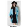 KJ'S Cashmere Tassel Batwing Sleeve Scarf Cape