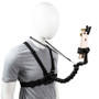 Mobile Phone Outdoor Live Support Holder Chest Strap Mount for Phone 
