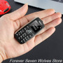 Cute Mini Car Key Model Phone Dual Sim Card Magic Voice Bluetooth Dialer MP3 One Key Recording Mobile Cellphone Russian Keyboard