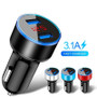  LED Display Dual USB Car Charger Universal Mobile Phone