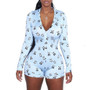  print rompers jumpsuit for women 