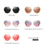 Gradient Irregular Transparent Sun Glasses