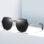 Gradient Irregular Transparent Sun Glasses