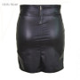 , black zipper women's skirt