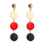 Round Drop Earrings Ladies Jewelry wholesale