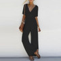 KJ Women V Neck Loose Playsuit