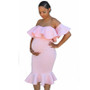 Flounce Maternity Dresses 