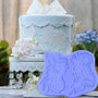 Lace Border cake Flower mold