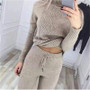Women Tracksuit Knitted Matching Sets