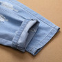 -K J Quality men's  Denim fashion  stone jeans'