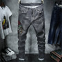 K J Quality men's  Denim fashion  stone. jeans