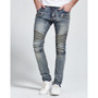 --K J Quality men's  Denim fashion  stone jeans