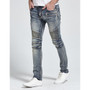 --K J Quality men's  Denim fashion  stone jeans