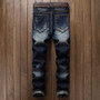 ..K J Quality men's  Denim fashion  stone jeans