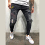 {K J Quality men's  Denim fashion  stone jeans}