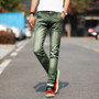 K J Quality men's  Denim fashion  stone jeans"