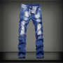 K J Quality men's  Denim fashion  stone jeans...