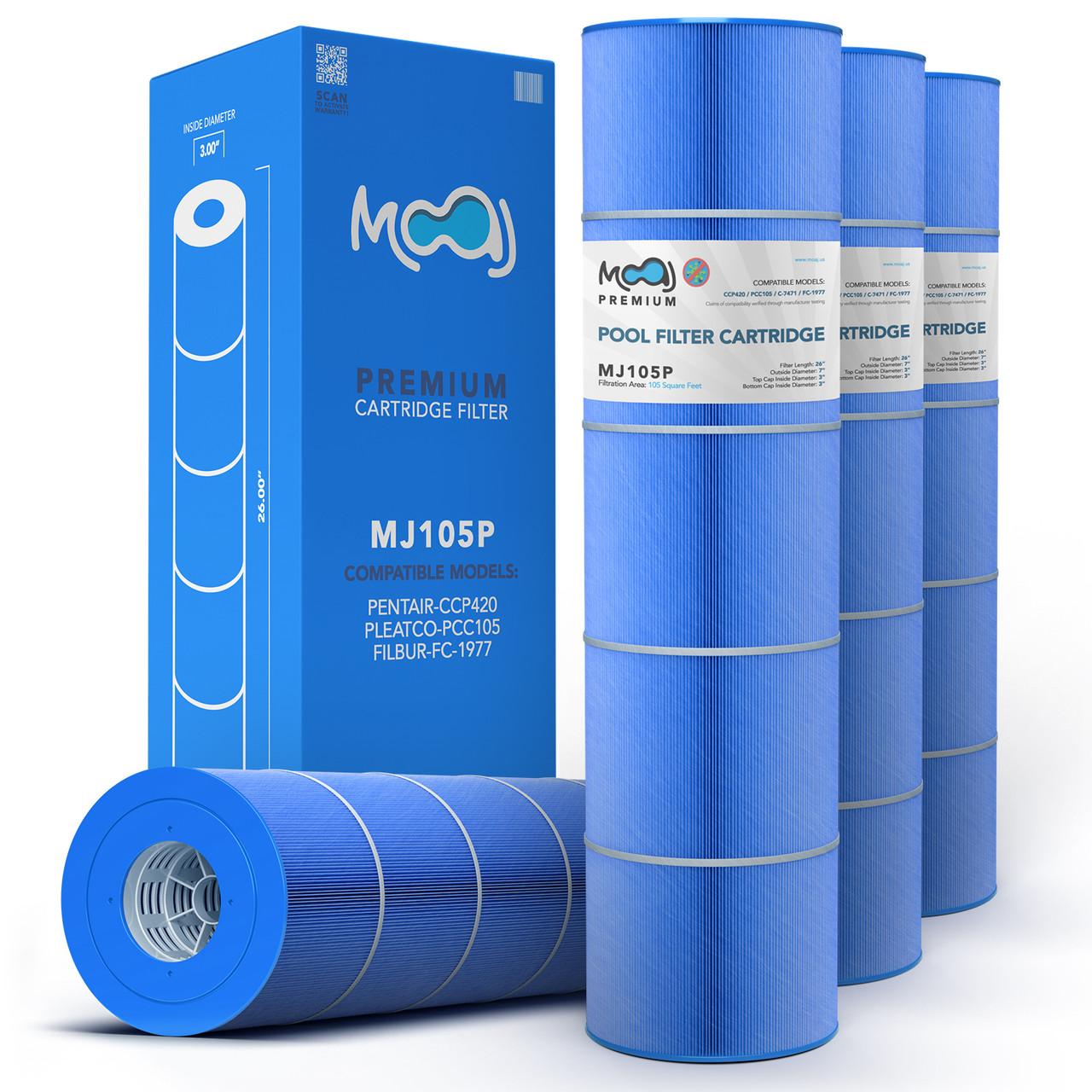 MOAJ MJ105P Pool Filter Cartridge