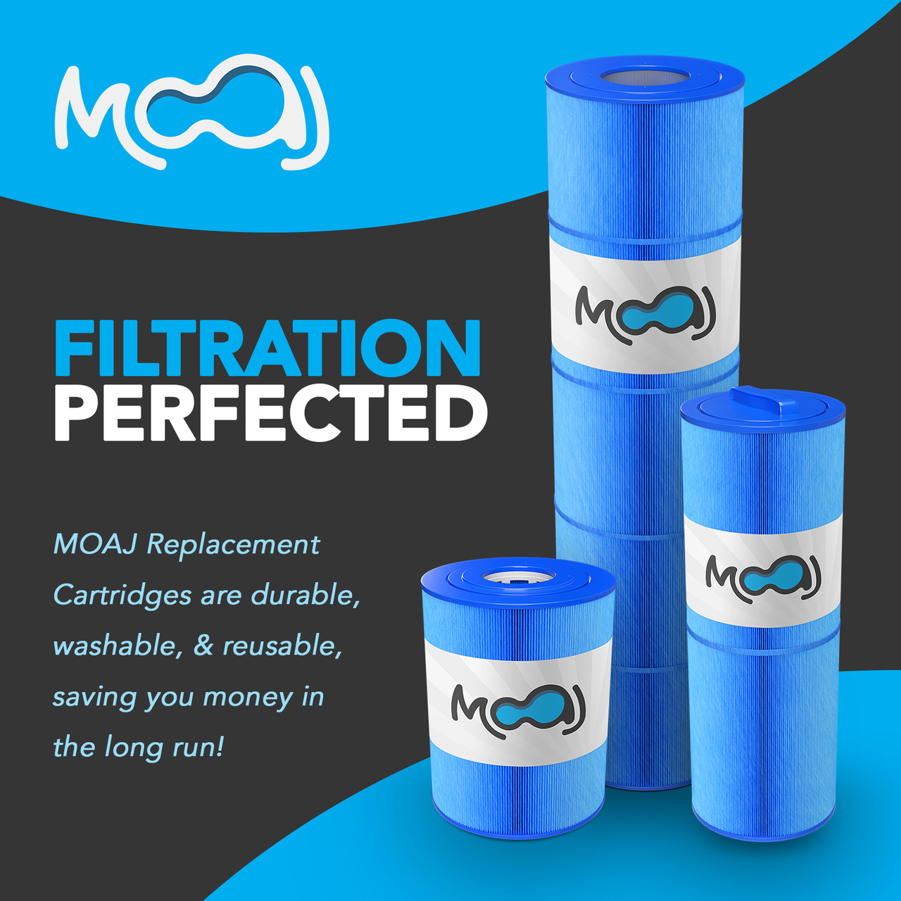 Spa Filter Replacement for PWK65, Watkins 31114, FC-3960, C