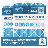 16x20x4 Air Filter 2-Pack MERV 11