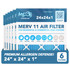 24x24x1 Air Filter 6-Pack MERV 11