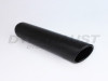 Black Powder Coat Exhaust Tip Rolled Angle Cut 2.25" Inlet 3.5" Outlet 16" Long