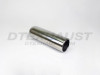 Stainless Steel Exhaust Tip Pencil Rolled 2.25" Inlet 3.5" Outlet 12" Long