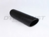 Black Powder Coat Exhaust Tip Rolled Angle Cut 2.5" Inlet 4" Outlet 12" Long