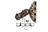 Catalytic Converter with Integrated Exhaust Manifold fits 09-18 Sentra 1.8L-L4