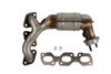 Cateran Exhaust Manifold with Integrated Catalytic Converter Front 33113