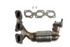 Cateran Exhaust Manifold with Integrated Catalytic Converter Front 33113