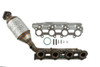Catalytic Converter with Integrated Exhaust Manifold Cateran 33228