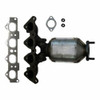 Cateran Exhaust Manifold with Integrated Catalytic Converter Front 53077