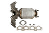 Cateran Exhaust Manifold with Integrated Catalytic Converter Front 53077