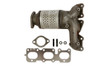Catalytic Converter with Integrated Exhaust Manifold Cateran 33107