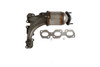 Catalytic Converter with Integrated Exhaust Manifold Cateran 33091