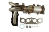 Catalytic Converter with Integrated Exhaust Manifold Cateran 33335