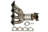 Cateran Exhaust Manifold with Integrated Catalytic Converter Front 33123