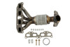 Cateran Exhaust Manifold with Integrated Catalytic Converter Front 33134