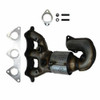 Cateran Exhaust Manifold with Integrated Catalytic Converter-LS 33122 Natural Rt