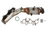 Catalytic Converter with Integrated Exhaust Manifold Cateran 33333