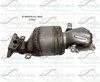 Catalytic Converter-Exact-Fit - Pre Converter Davico 17323