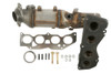 Catalytic Converter with Integrated Exhaust Manifold Cateran 33332