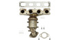 Catalytic Converter with Integrated Exhaust Manifold AP Exhaust 641498